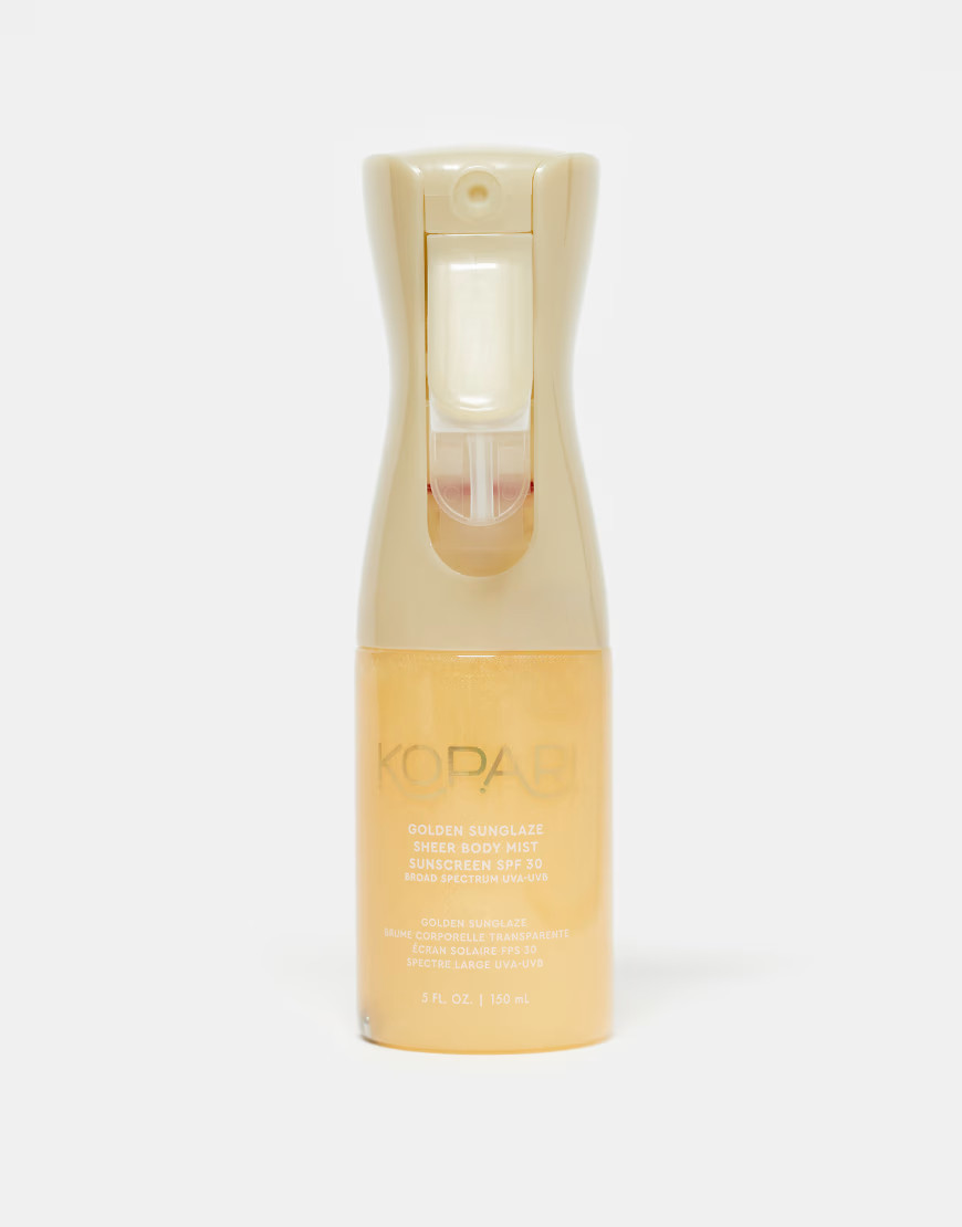 Kopari Golden Sunglaze Sheer Body Mist Sunscreen - Gold SPF30-No colour | ASOS (Global)