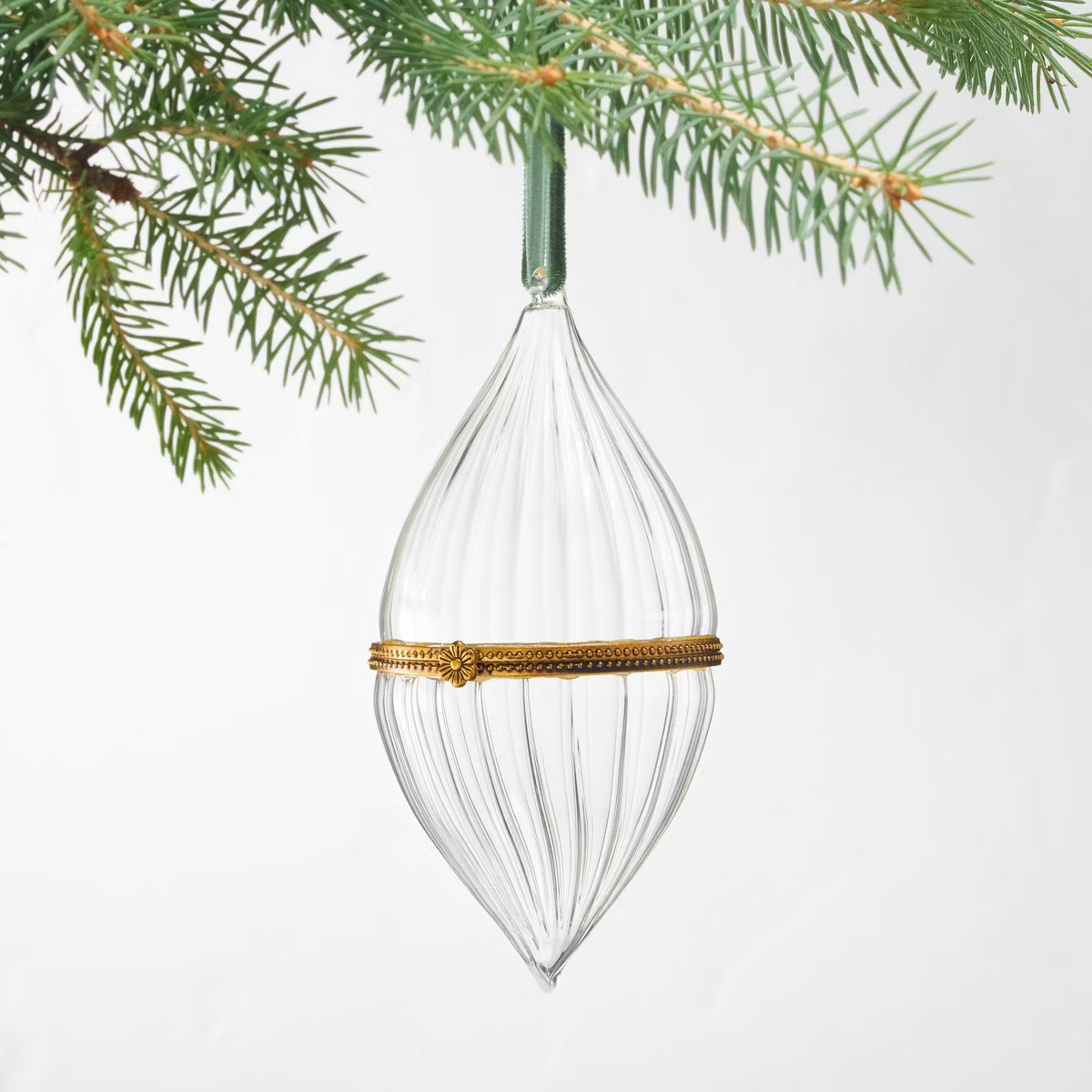 Hinged Glass Christmas Tree Ornament - Hearth & Hand™ with Magnolia | Target