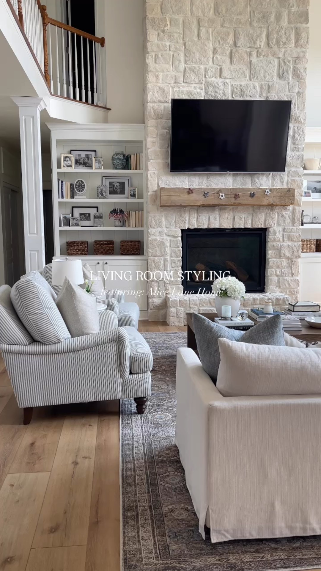 Summer living room styling featuring Alice lane home! ⭐️ Use code: kate20 to save 20% + all Alice lane exclusives ship free!!! 

#LTKSeasonal #LTKHome #LTKStyleTip