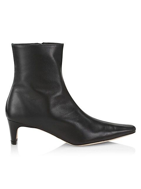 STAUD Wally Leather Ankle Boots | Saks Fifth Avenue