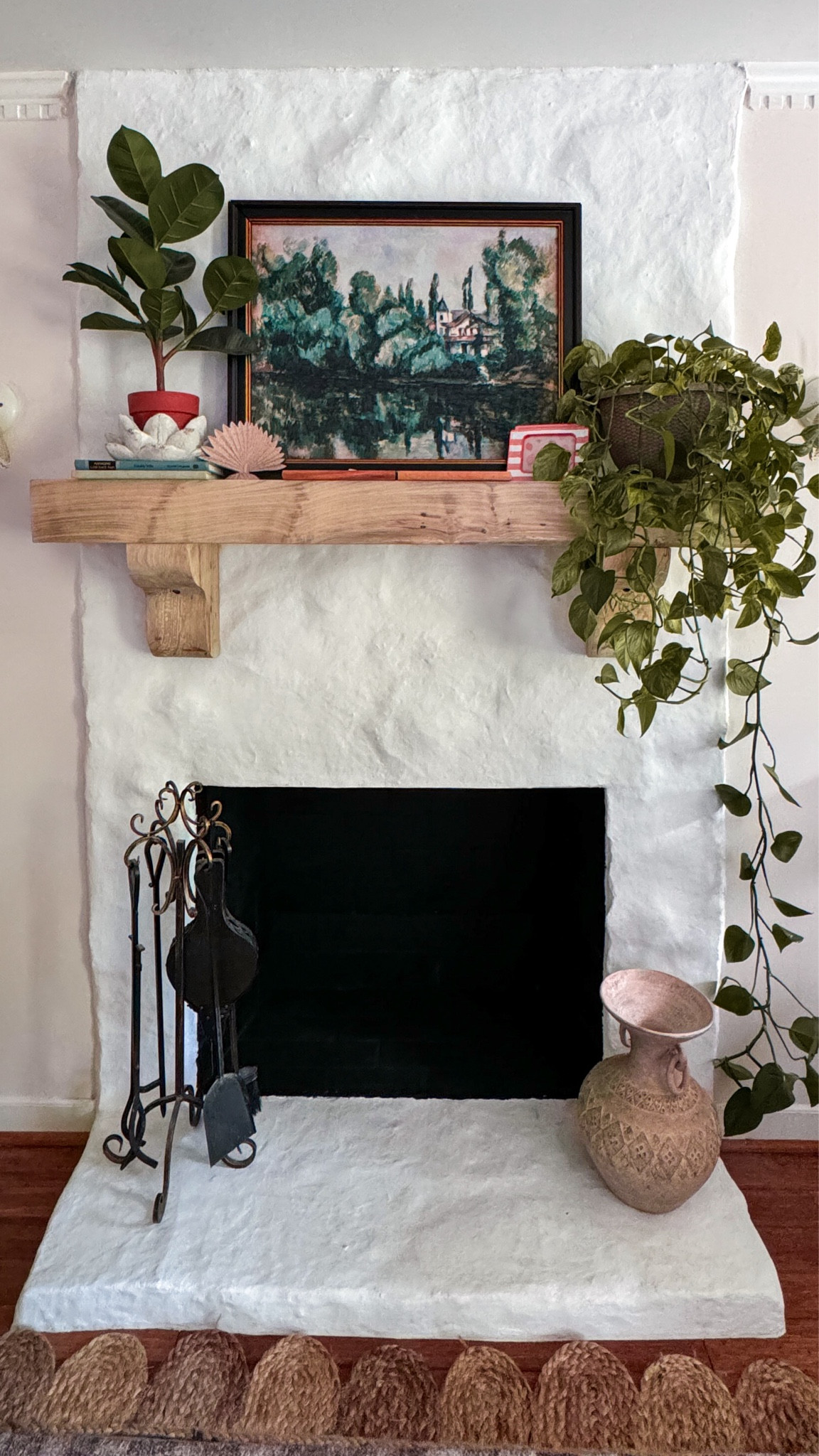 Fireplace diy items and decor 

#LTKFindsUnder100 #LTKHome #LTKSeasonal
