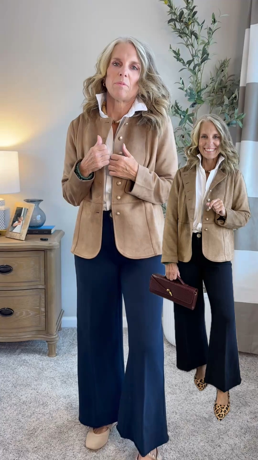 The workwear look you’ll grab on repeat. Wearing small
In everything 
Use COAST20 on Allie + Bess 
@Frank & Eileen @jjill

#LTKootd #LTKOver40 #LTKWorkwear