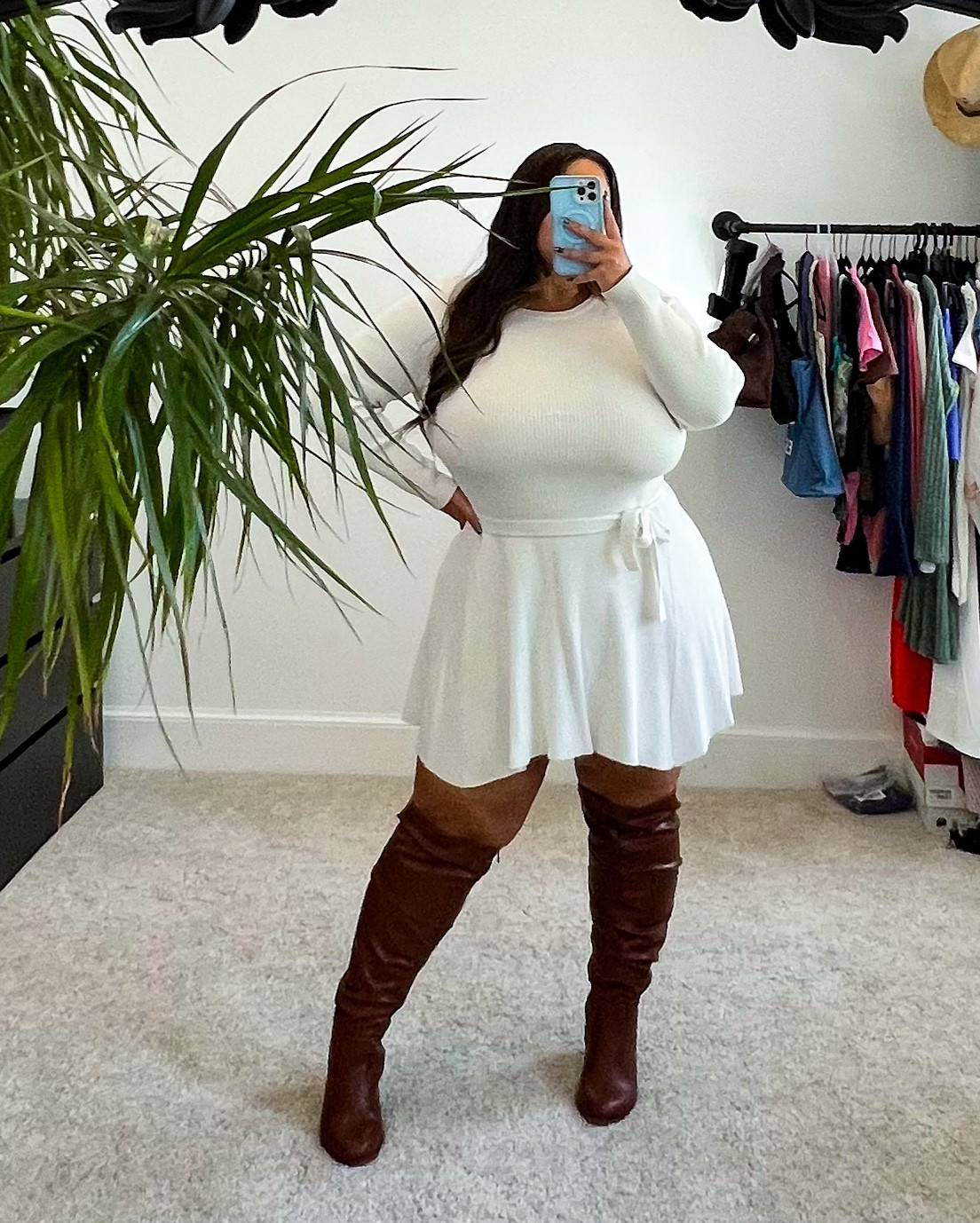 Two pairs of XWC boots on sale now! 

My calves are 18.5”-19” , these zip easily! 

Dress shown in size LARGE

#LTKPlusSize #LTKMidsize #LTKShoeCrush