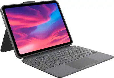 Logitech - Combo Touch Keyboard and Trackpad Case for Apple iPad - Latest Model A16 chip and iPad... | Best Buy U.S.