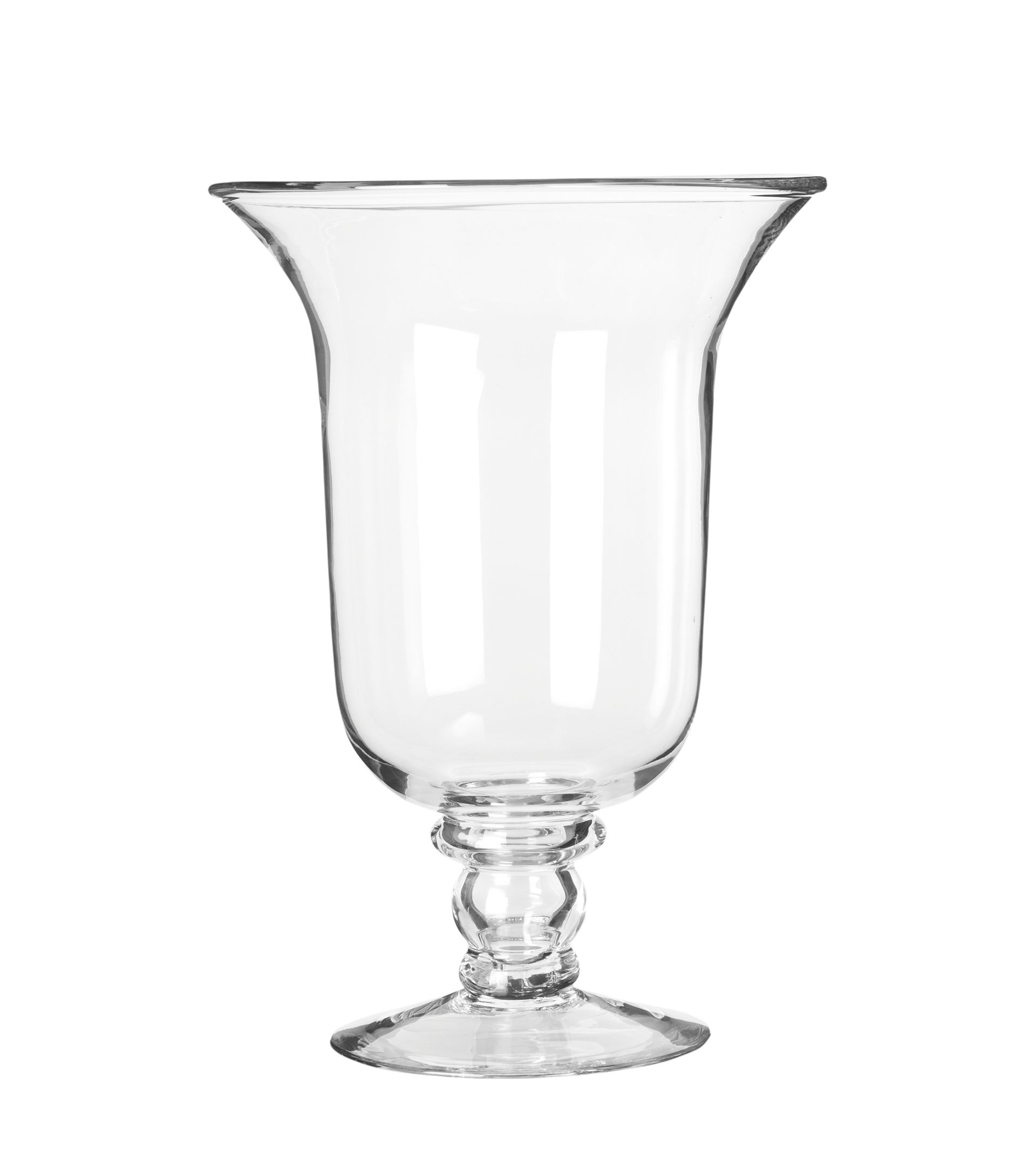 Medium Glass Hurricane Lamp - Clear | OKA US
