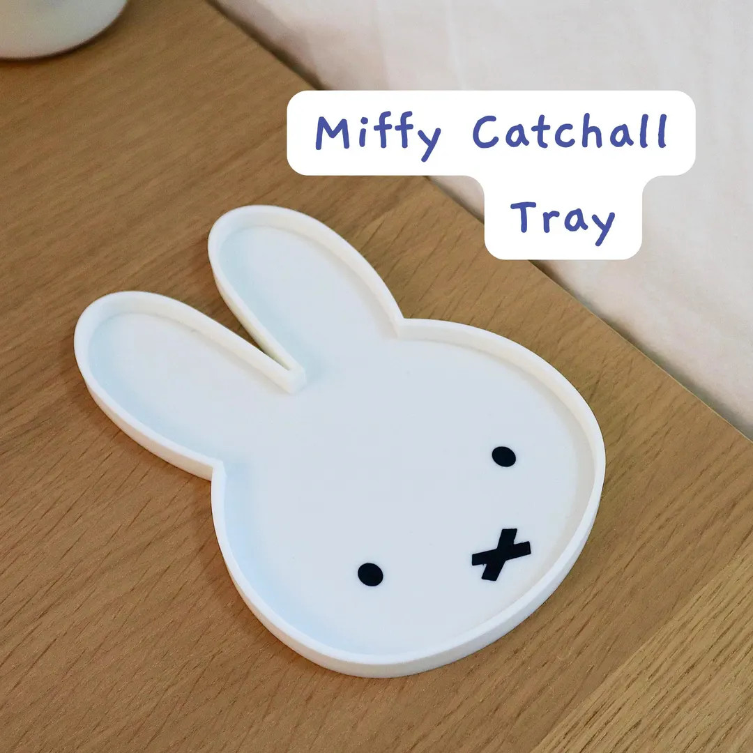 White Bunny Catchall Tray | Trinket Dish | Custom Color | 3D Printed | Etsy (US)