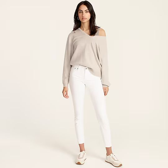 8" toothpick jean in white | J.Crew US