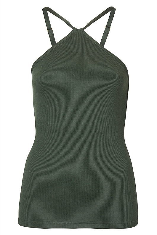 Cotton Rib Halter Tank | Witchery