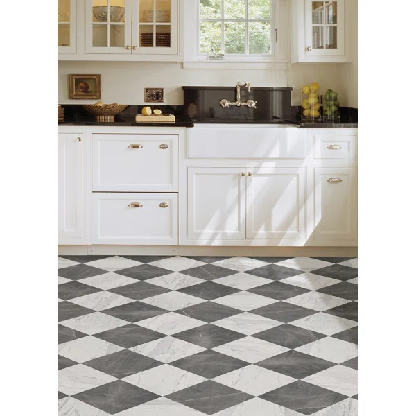 Bonneville 12" x 12" x 0.06mm Luxury Vinyl Tile | Wayfair North America