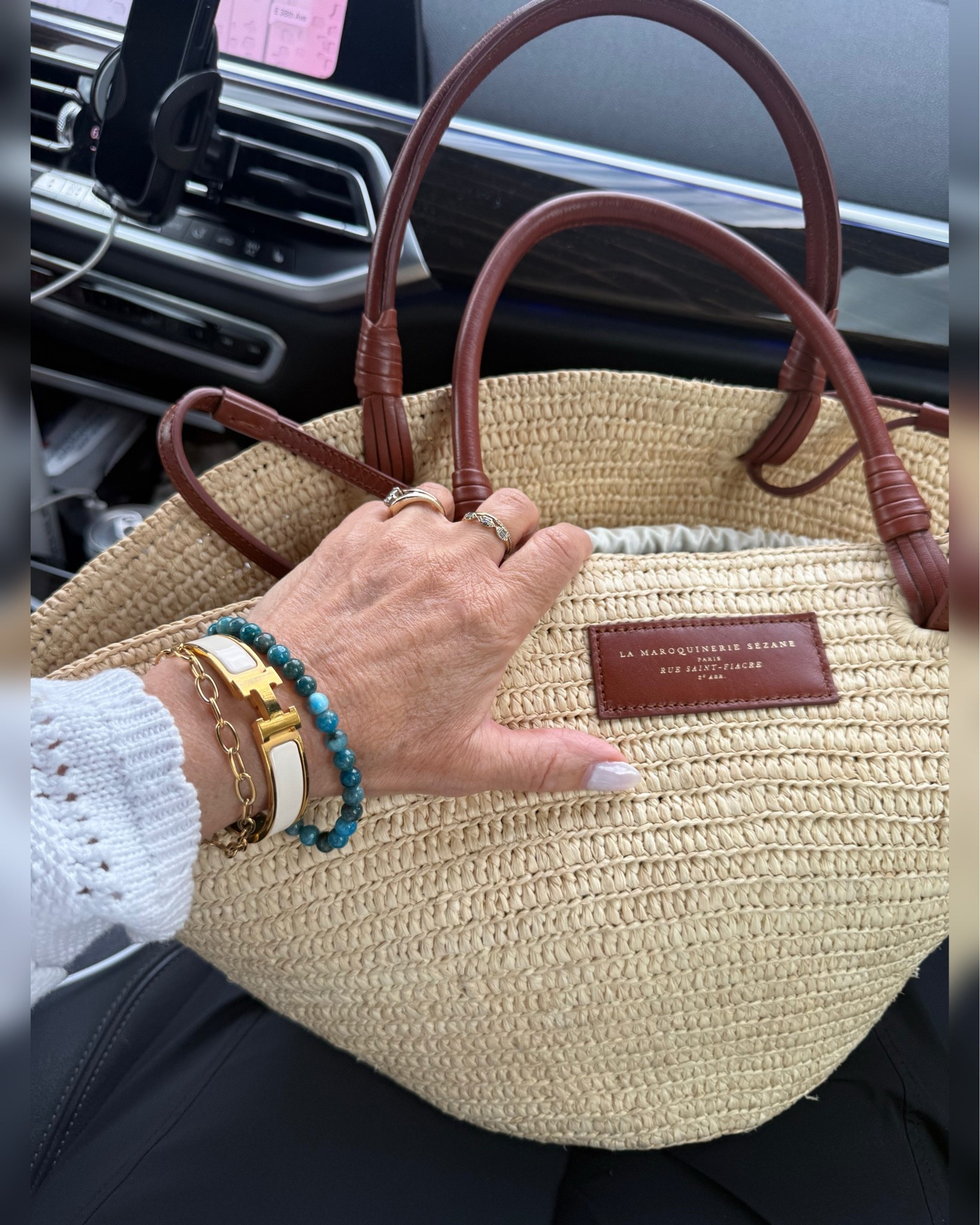 My daily raffia tote bag.

#LTKootd #LTKOver40 #LTKSeasonal