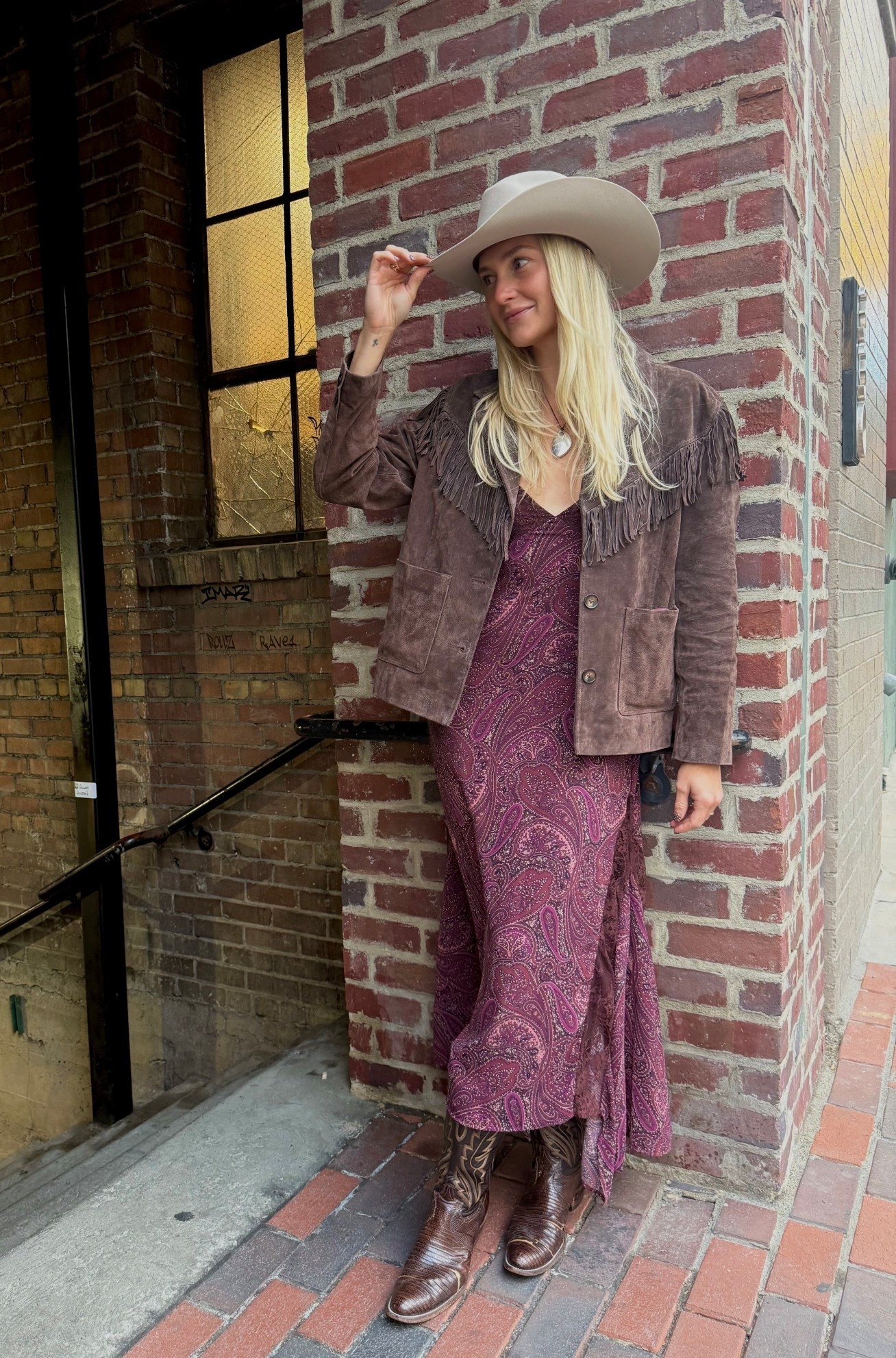 Western welcome party look in park city, Utah! Wearing my Stetson Cowboy hat from Kemo Sabe  

#western #westernoutfits #falloutfits #wedding #weddingguest

#LTKWedding #LTKSeasonal