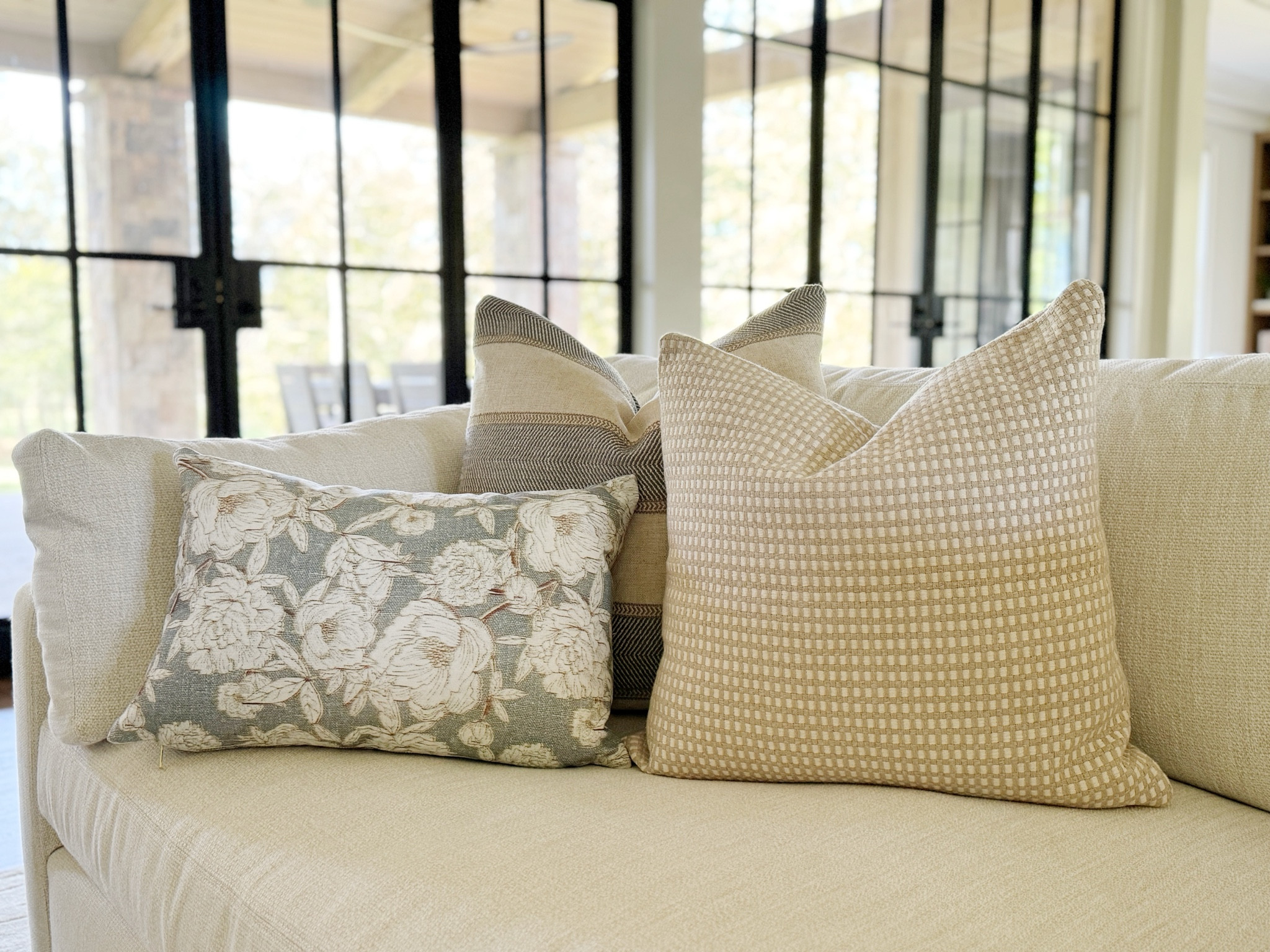 Dreamy comfort awaits with these down and down alternative pillow inserts. 🌙 ✨ soft, supportive, and perfect for a cozy sofa or chair. Both options come in multiple sizes. 