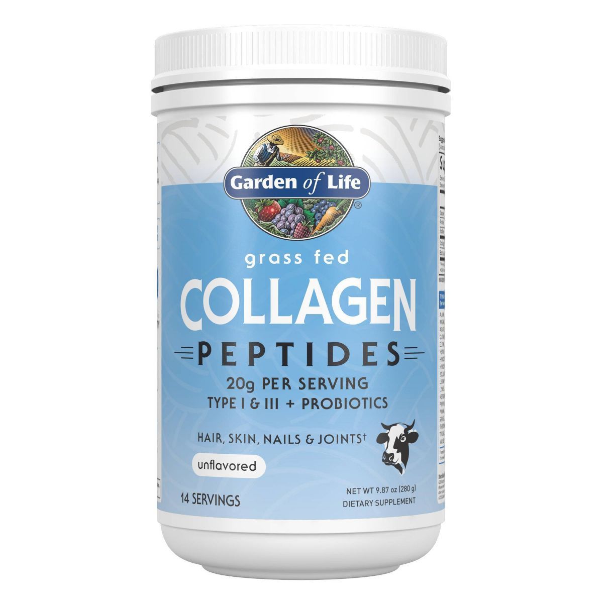 Garden of Life Grass Fed Collagen Peptides Dietary Supplement - 9.87oz | Target