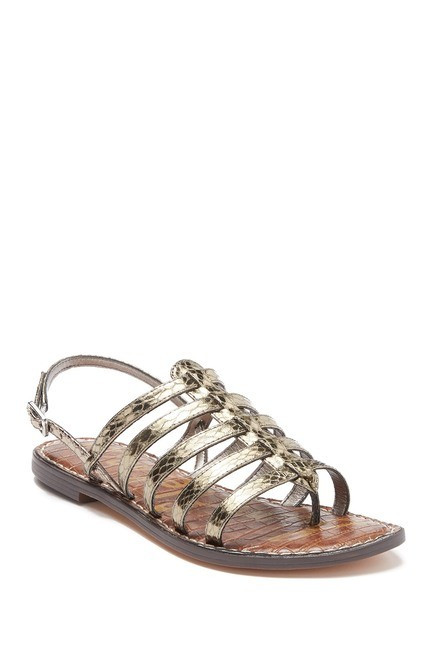 Garland Snake Embossed Leather Sandal | Nordstrom Rack