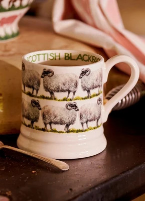 Scottish Blackface Sheep 1/2 Pint Mug | Emma Bridgewater (UK)