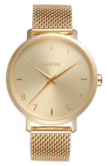 The Arrow Milanese Mesh Strap Watch, 38mm | Nordstrom