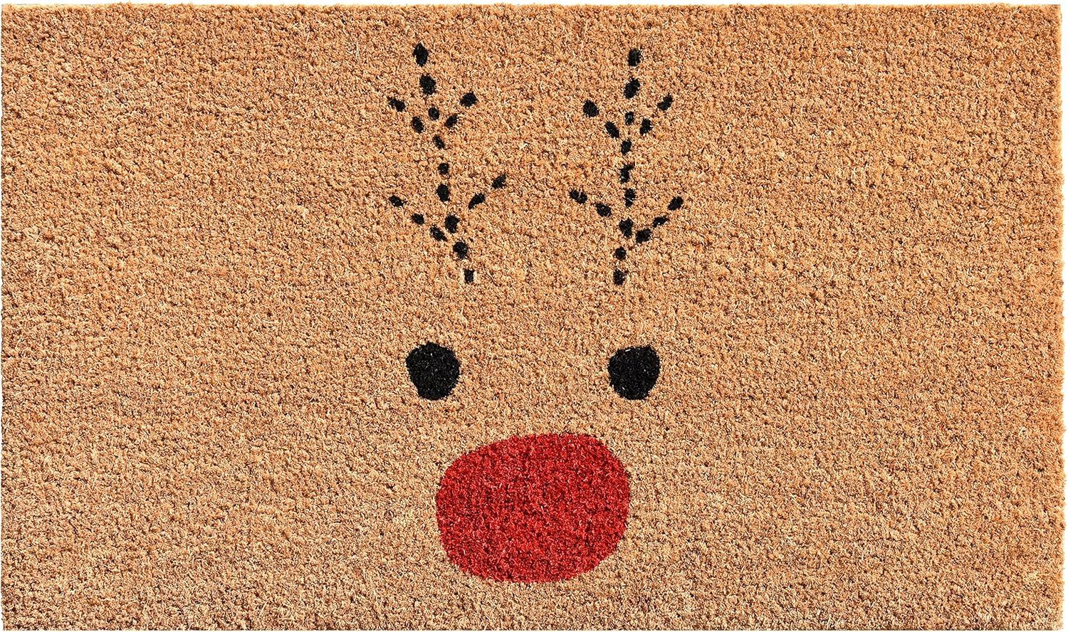 callowaymills Rudolph Doormat, 24'' x 48'', Multicolor | Amazon (US)