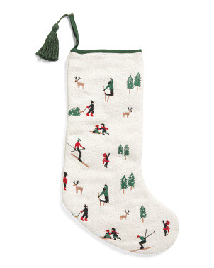 22in Embroidered Slopes Stocking | Apres Ski | Marshalls | Marshalls