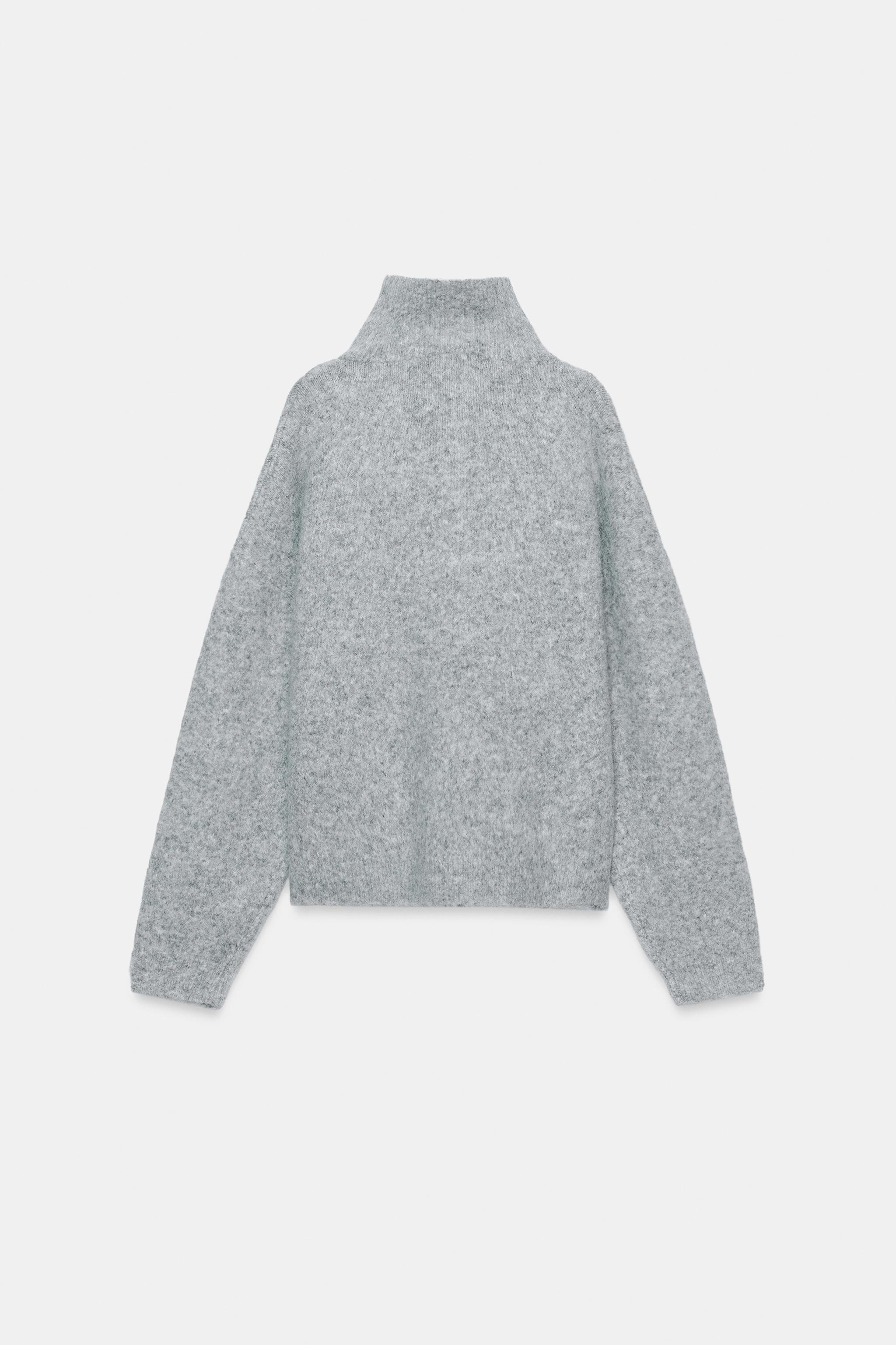 BUTTONED KNIT JUMPER | Zara AU