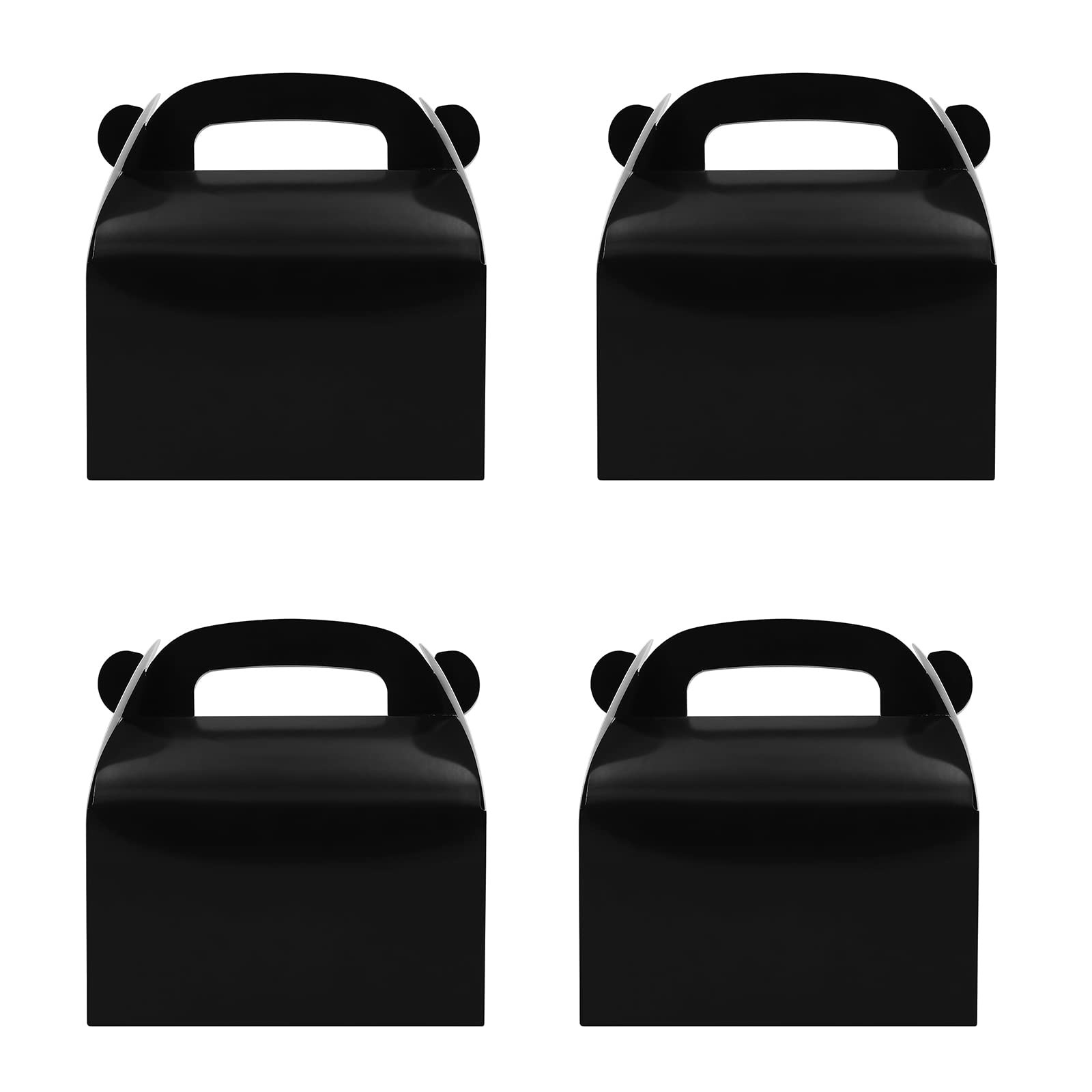 Oletx 30-Pack Black Party Favor Treat Boxes, Goodie Boxes, Gable Paper Gift Boxes with Handles. P... | Amazon (US)