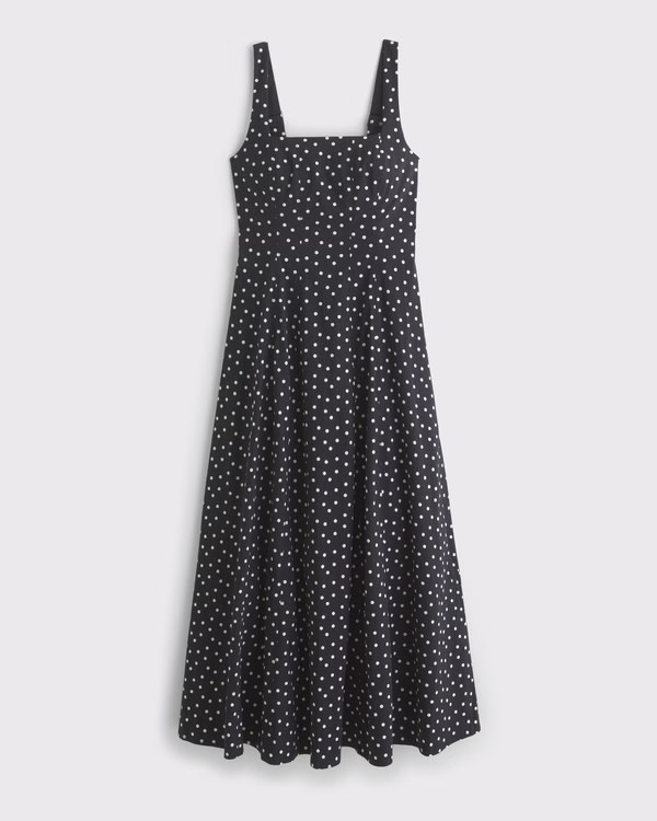 Women's The A&F Mila Midi Dress | Women's Dresses & Jumpsuits | Abercrombie.com | Abercrombie & Fitch (UK)