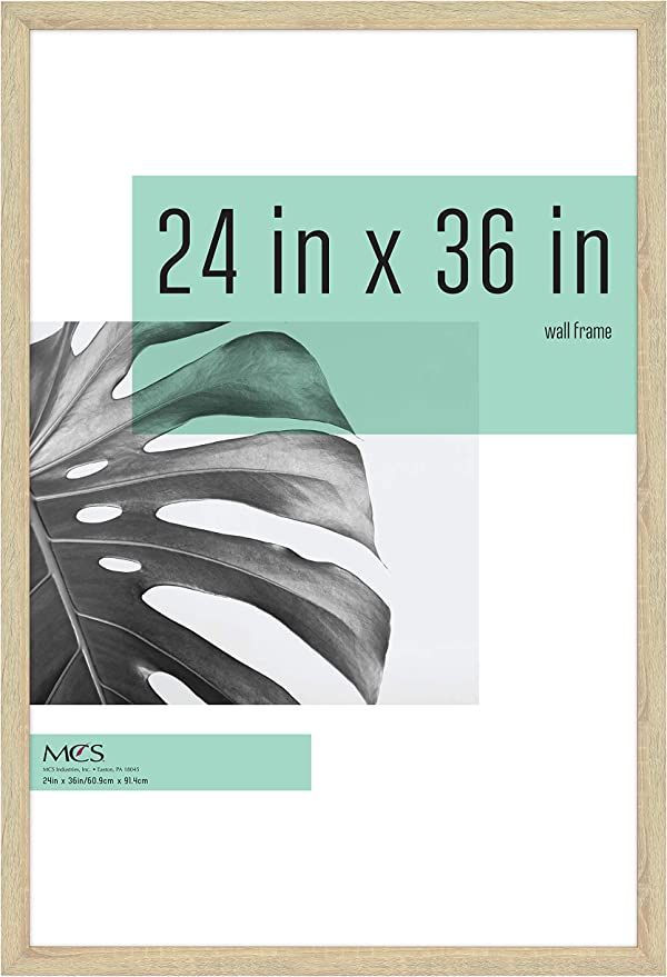 MCS Industries Studio Gallery Frame, Natural Woodgrain, 24 x 36 in, Single | Amazon (US)