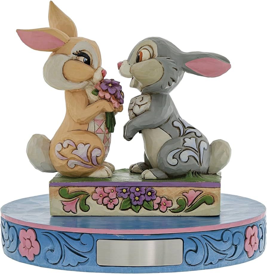 Enesco Disney Traditions by Jim Shore Bambi Thumper and Blossom Bunny Figurine- Resin Hand Painte... | Amazon (US)