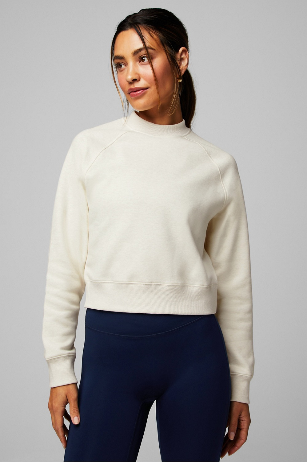 Cozy Fleece Raglan Sweatshirt | Fabletics