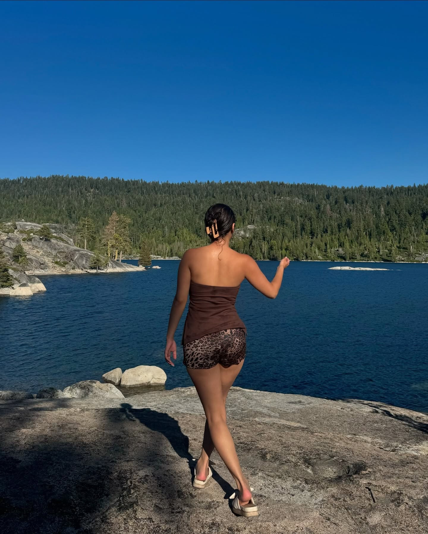 being back home means trips to the lake