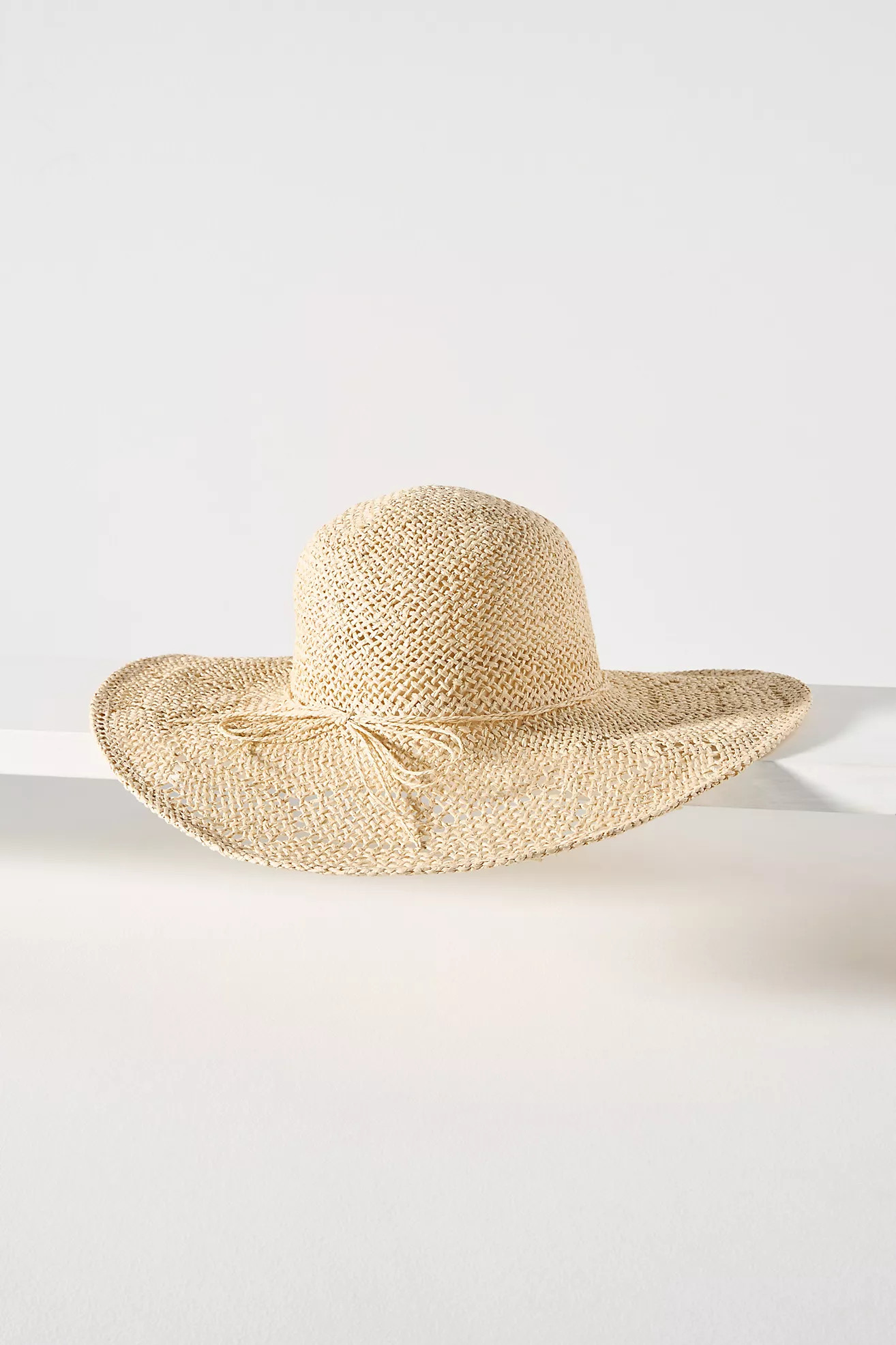 Cutwork Straw Floppy Hat | Anthropologie (US)