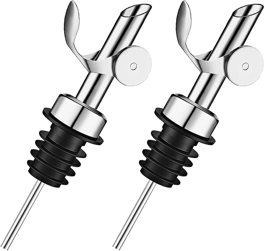 2 Pack Automatic Liquor Pour Spout, Auto Flip Olive Oil Dispenser Spout, Pour Spout for Liquor Bo... | Amazon (US)