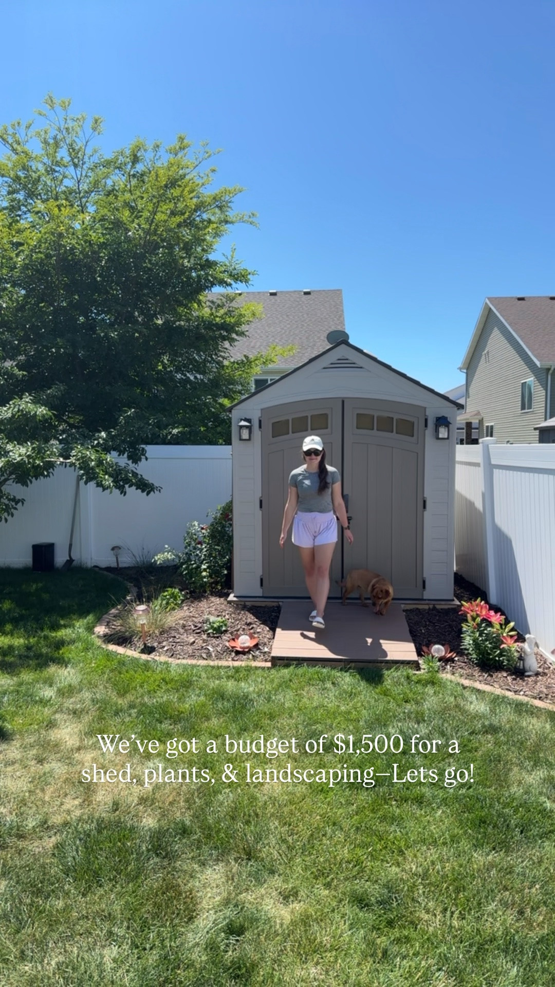 Our backyard makeover where we add a shed and landscaping! 

Bird bath, solar lights, solar lanterns, trellis, solar flowers, solar rabbit, whimsical, outdoor, diy

#LTKSeasonal #LTKHome