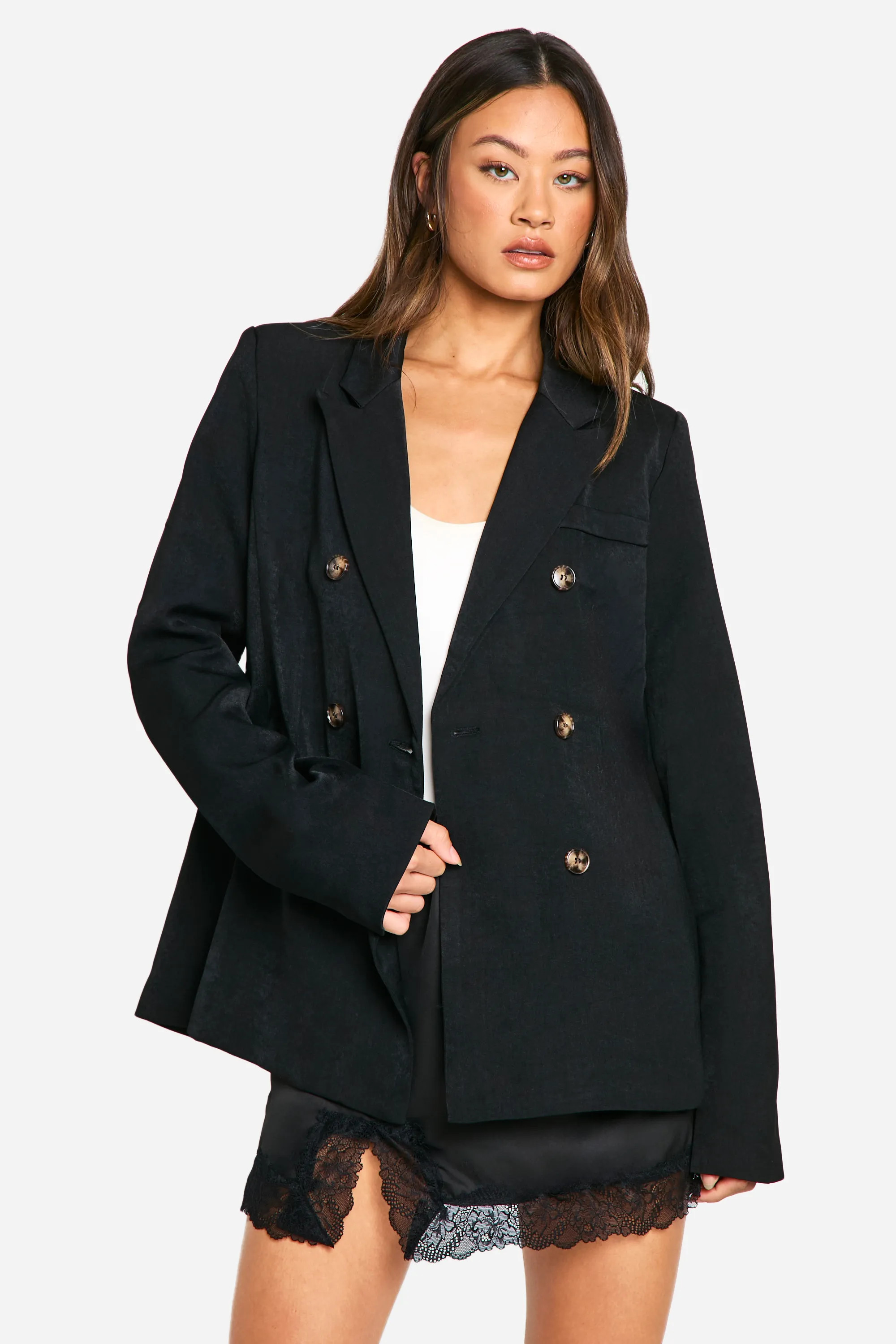 Trousers | Tall Double Breasted Blazer | boohoo | boohoo (US & Canada)
