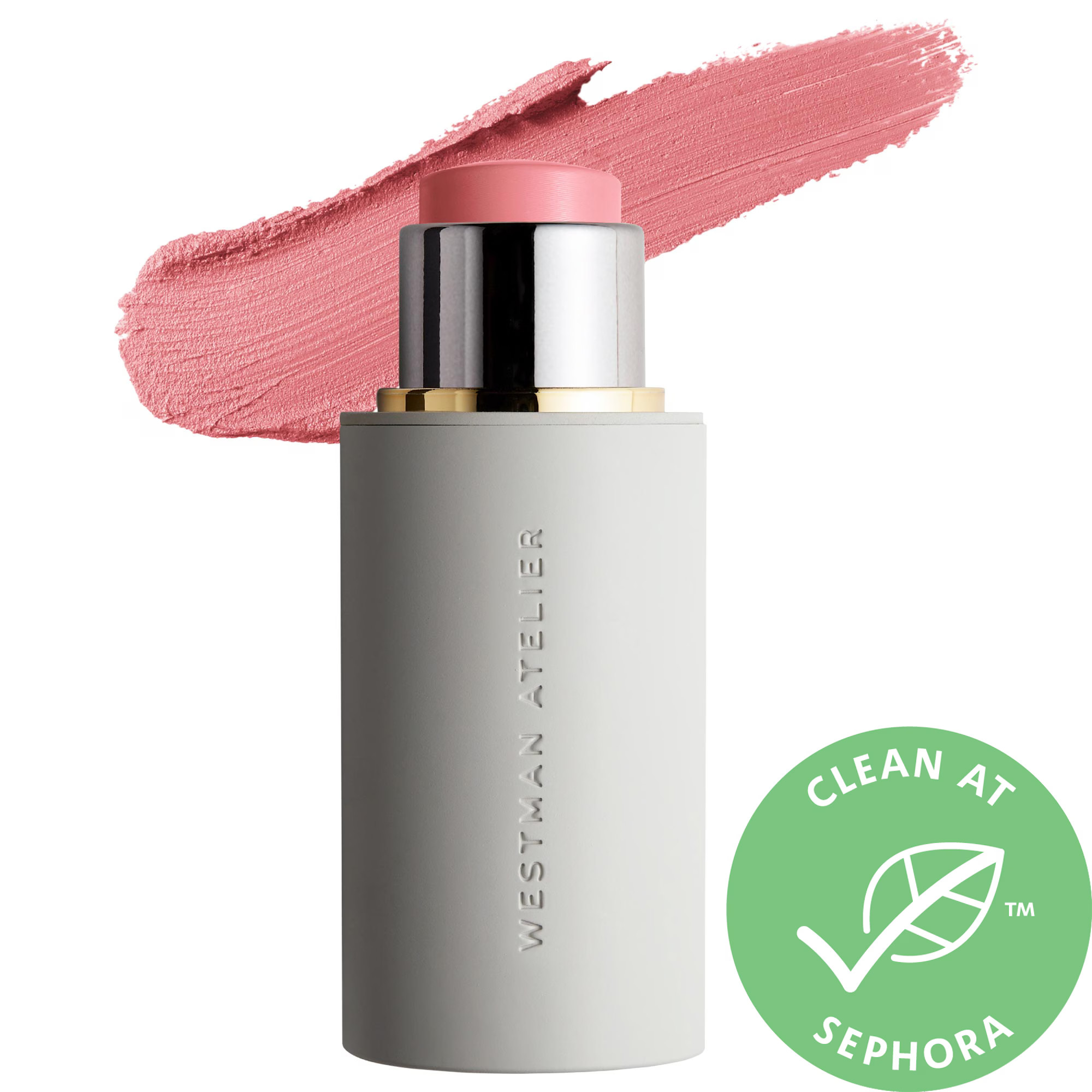 Westman Atelier Baby Cheeks Lip + Cheek Cream Blush Stick Petal 0.21 oz / 6g | Sephora (US)