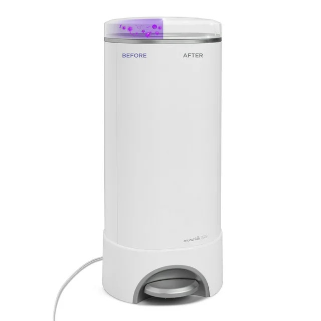 Munchkin® UV Baby Diaper Pail, #1 in Odor Control, White | Walmart (US)