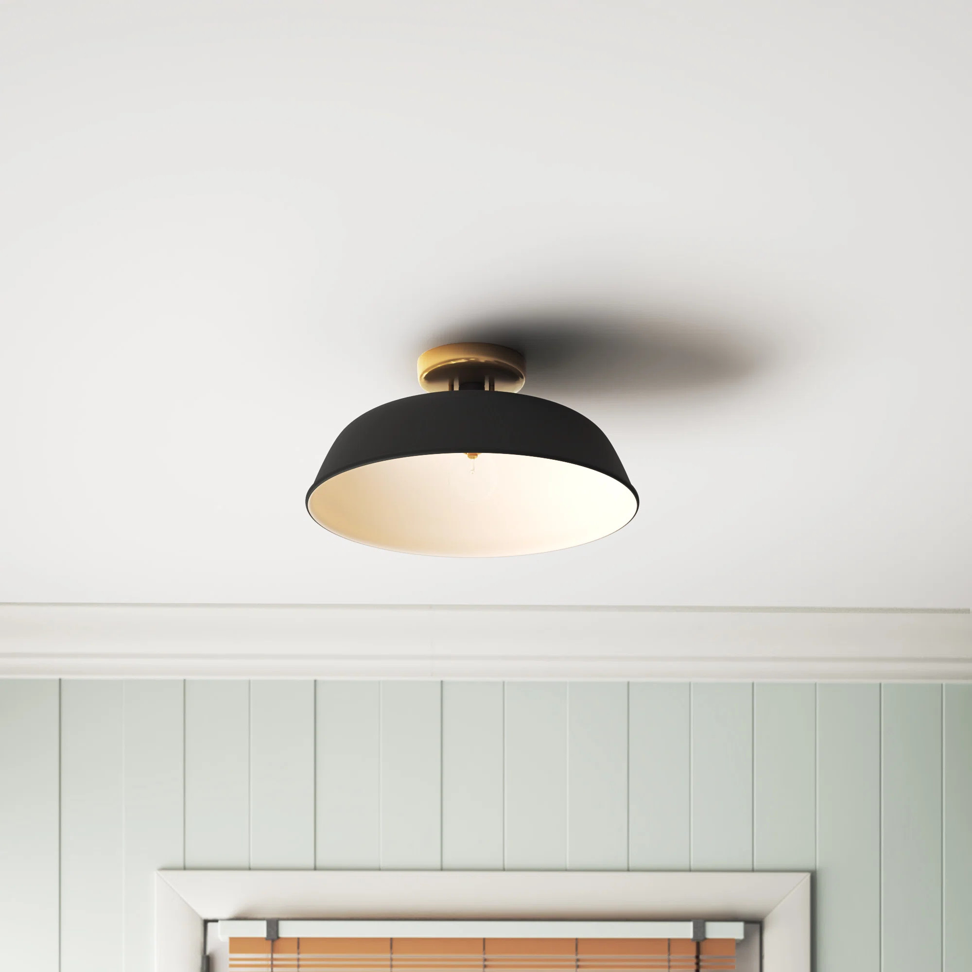 Sand & Stable™ Bethany 1 -Light Semi Flush Mount & Reviews | Wayfair | Wayfair North America