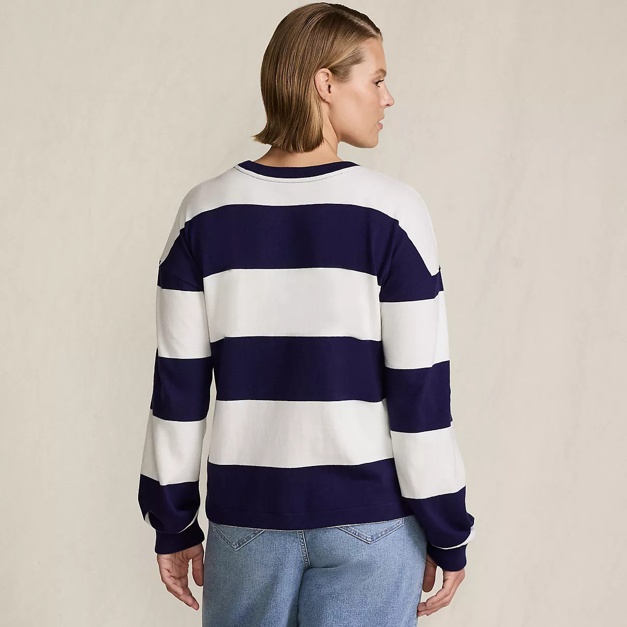 Women's Long Sleeve Mariner Jersey T-Shirt | Lands' End (US)