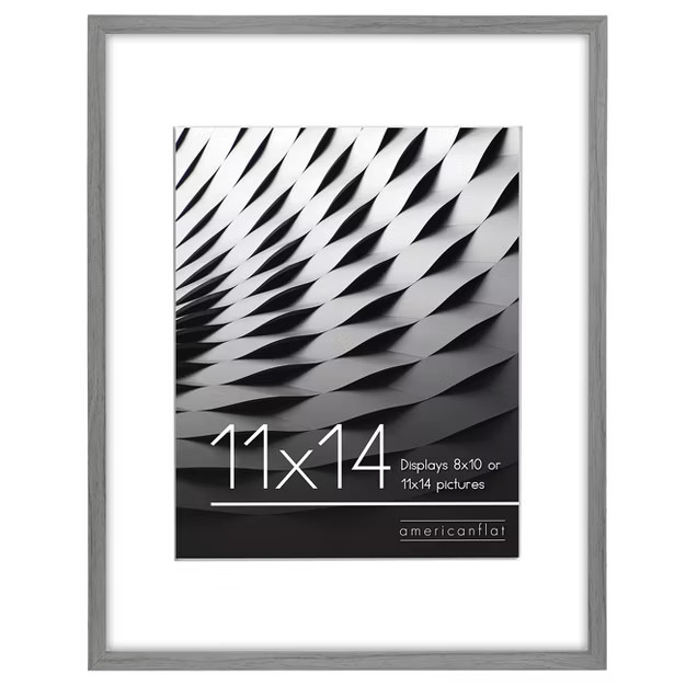 Thin Picture Frame With Shatterproof Glass Horizontal and Vertical Formats for Wall and Tabletop ... | Target