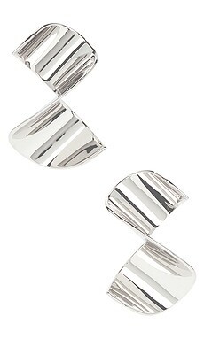 Demarson Livy Earrings in Silver from Revolve.com | Revolve Clothing (Global)