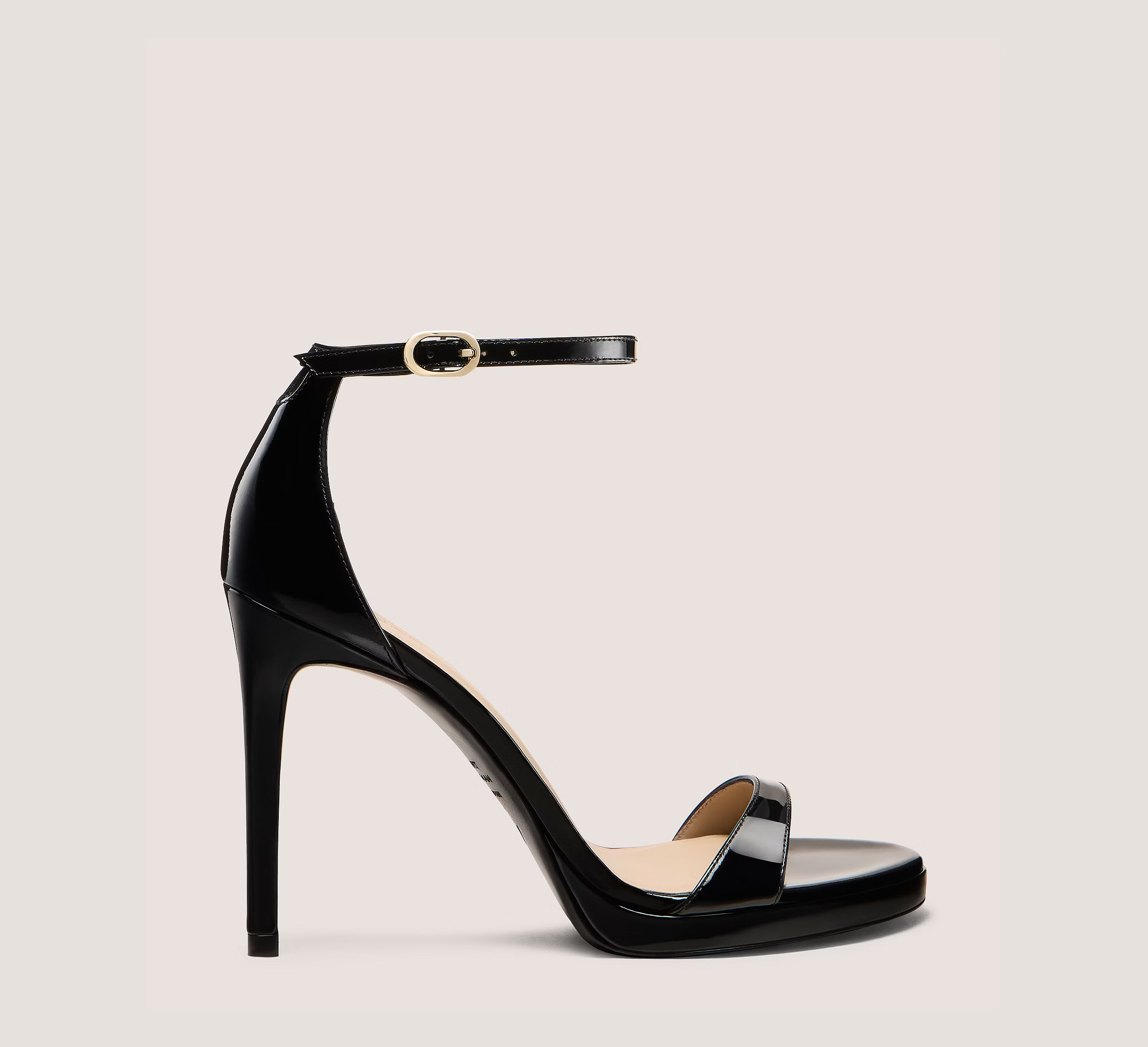 Stuart Weitzman Nudist Platform, Black Patent Leather, Size: 9.5 Medium | Stuart Weitzman (US)