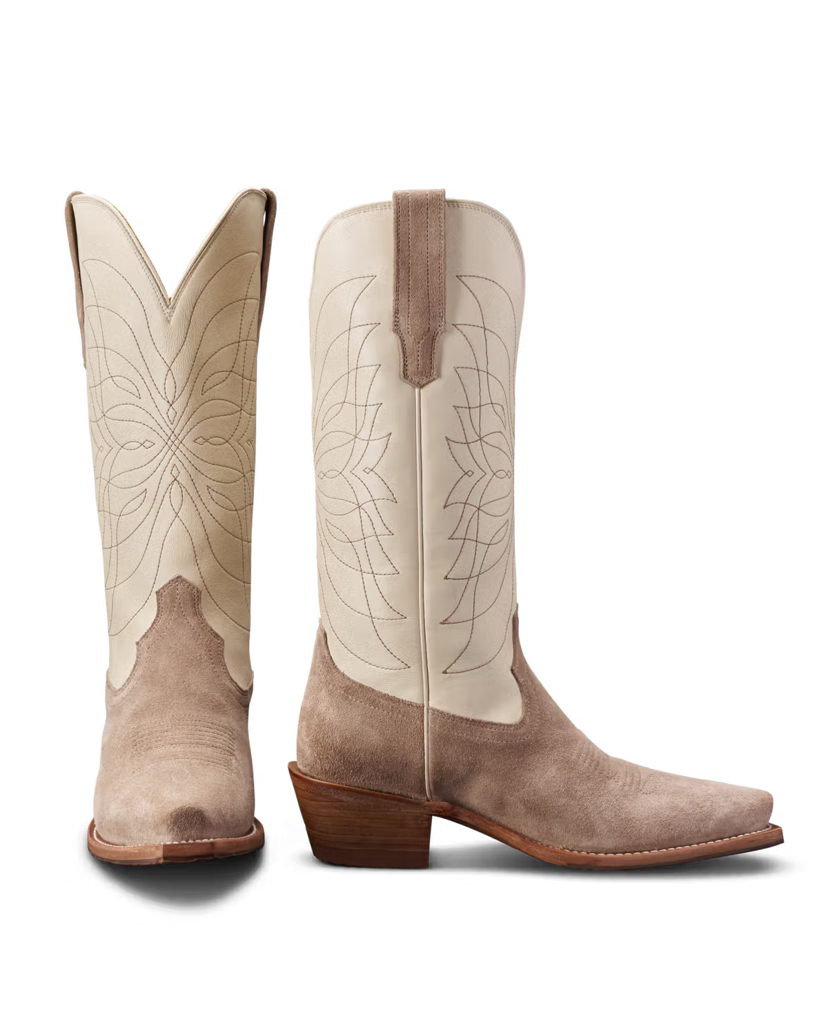 The Annie in Sand / Bone Suede - Women's Cowgirl Boot | Tecovas, Fall Cowboy Boots, Women Boots | Tecovas