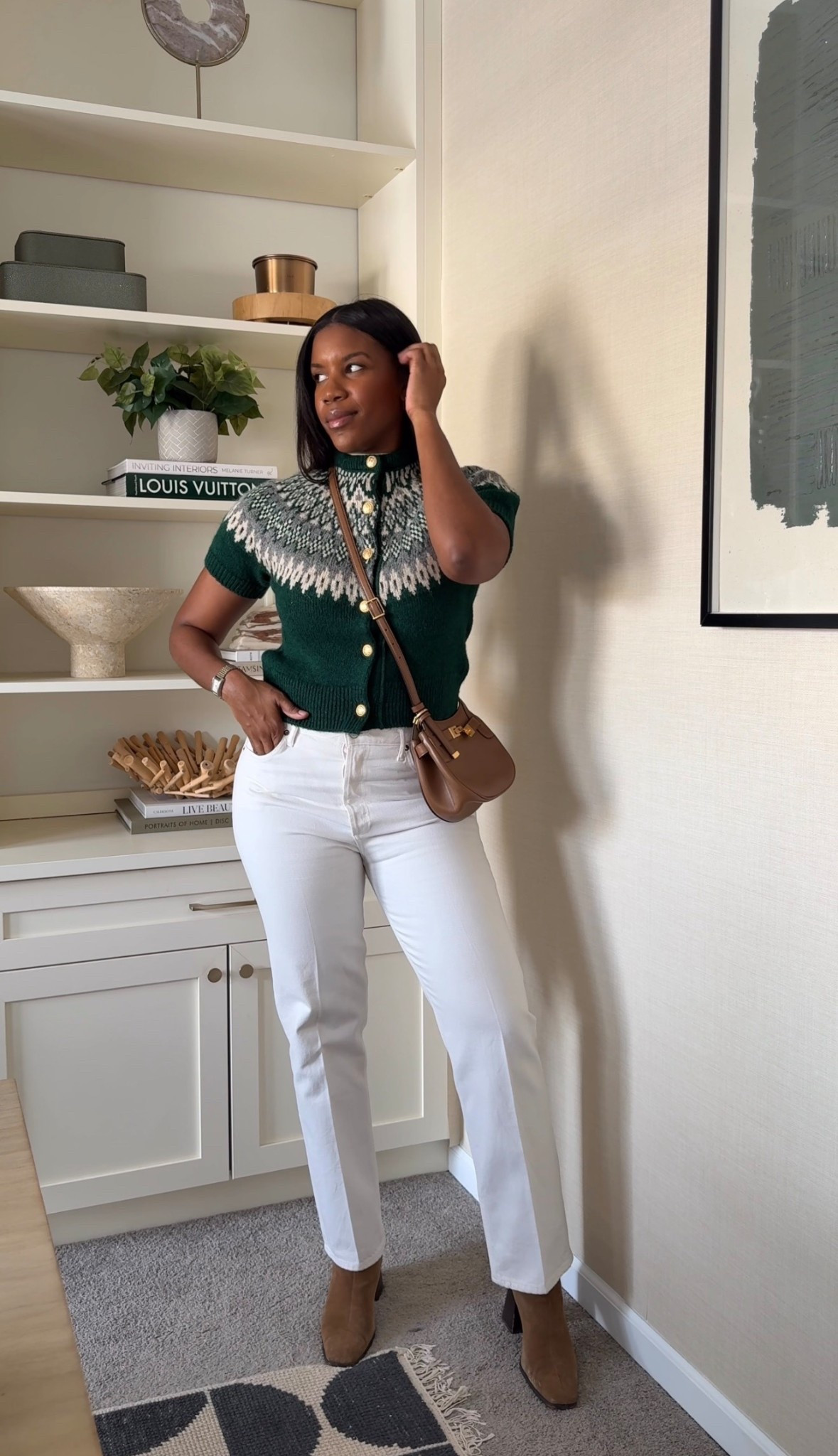 Chic jacquard knit sweater (Zara) linking similar options.

#LTKootd #LTKSeasonal #LTKFindsUnder100