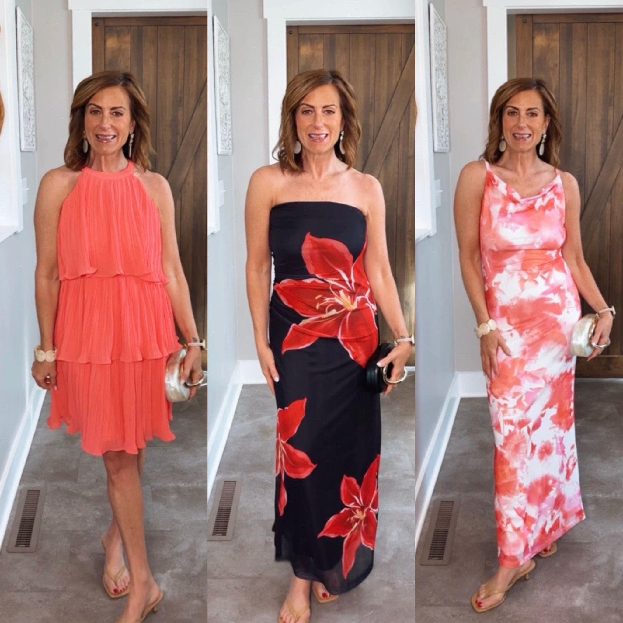 Special event dresses
I’m wearing my true size small in each.