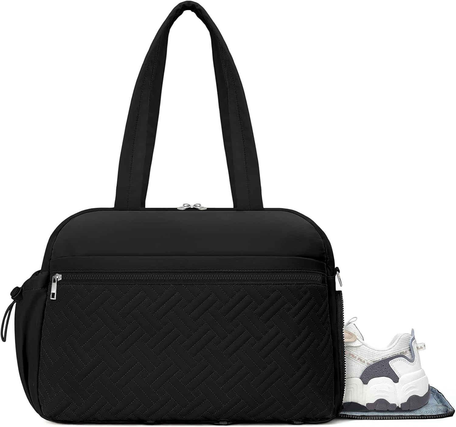 SYTRAH Gym Bag for Women, Lightweight Sport Workout Purse for Travel Black | Amazon (US)