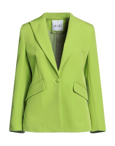 La. lolì Woman Blazer Lime green Size 6 Polyester, Elastane | YOOX (US)