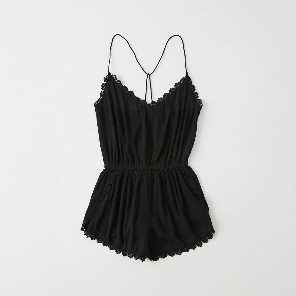 Striped Romper Cover-Up | Abercrombie & Fitch US & UK
