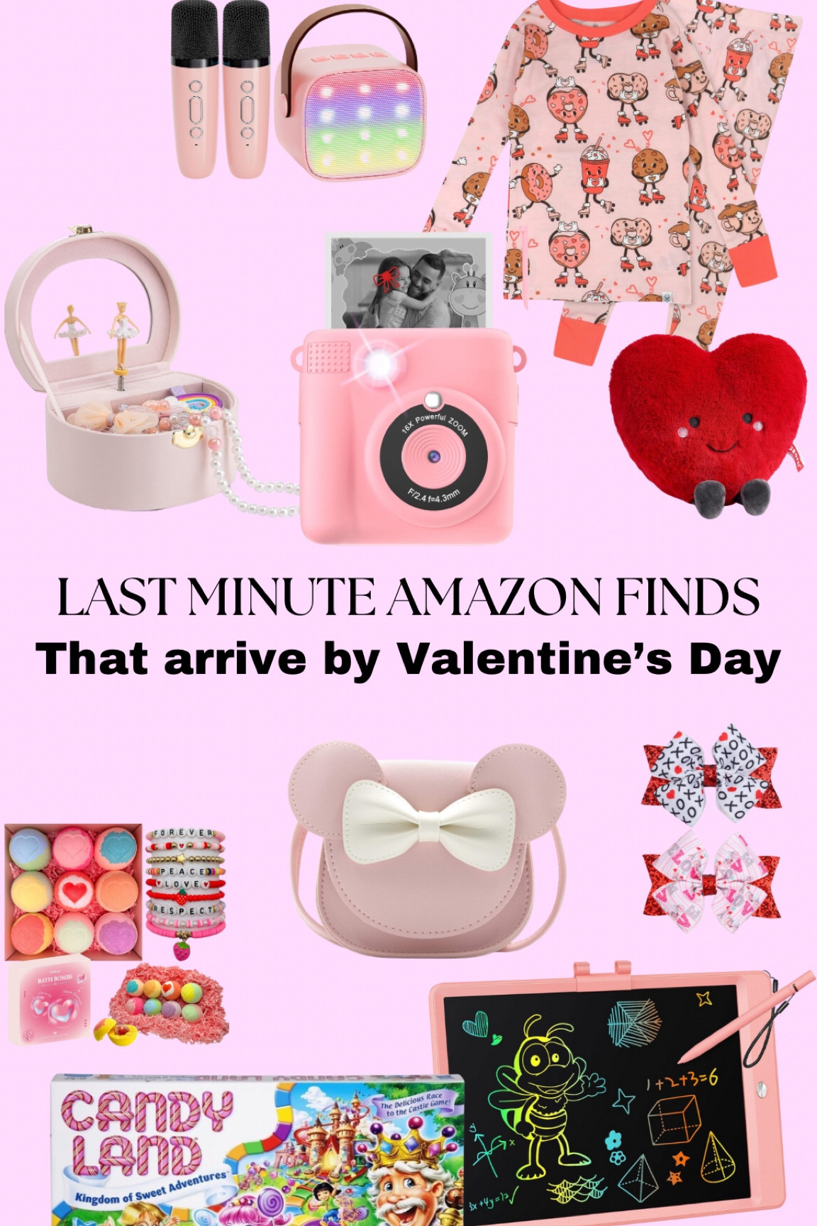 If you’re the last minute type, this one’s for you! Such great Amazon finds that arrive by Friday! Perfect for kids baskets 😍🩷 

#LTKSeasonal #LTKGiftGuide #LTKKids