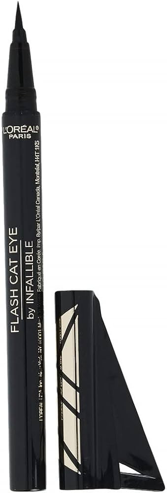 L'Oreal Paris Makeup Infallible Flash Cat Eye Waterproof Liquid Eyeliner, Black | Amazon (US)