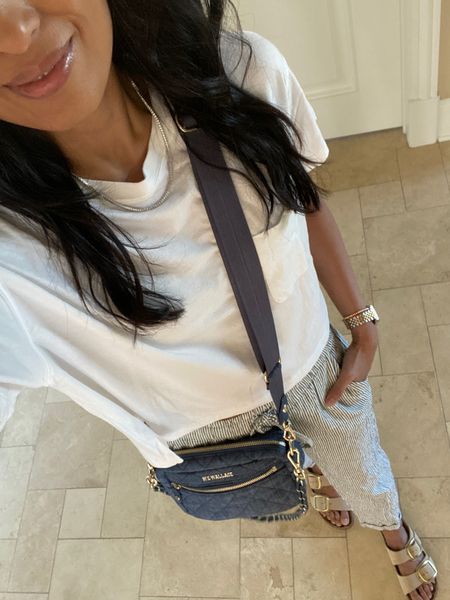Casual spring outfit of the day. Pull-on pants are easy to wear linen cotton blend. I stayed true to size. Slide sandals. Denim crossbody bag. Tennis necklace 

Follow my shop @ahintofglameveryday on the @shop.LTK app to shop this post and get my exclusive app-only content!

#liketkit 
@shop.ltk
https://liketk.it/4GoAY



#LTKSaleAlert #LTKFindsUnder50 #LTKOver40