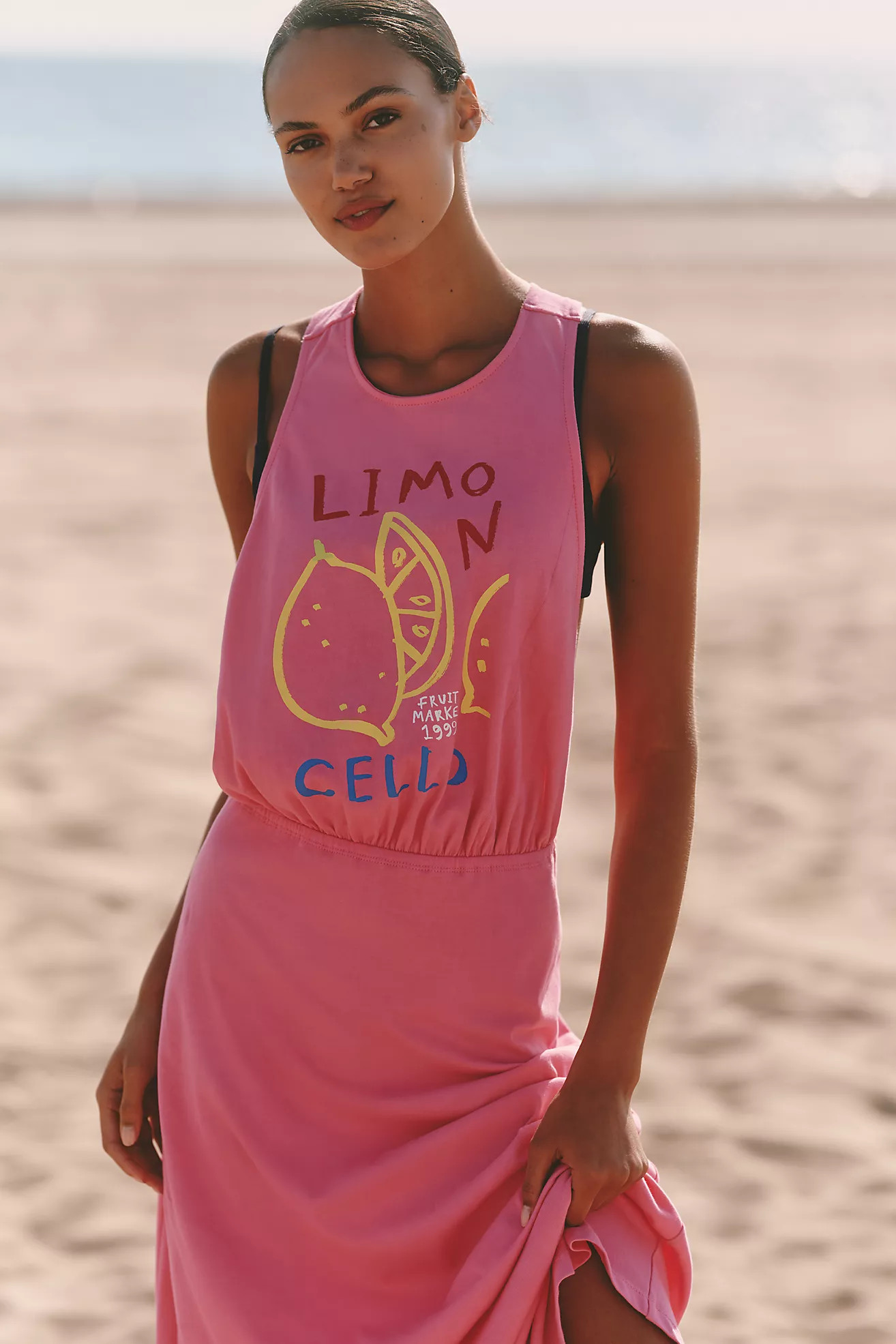 Jordan Nickson x Celandine Twist-Back T-Shirt Maxi Dress | Anthropologie (US)